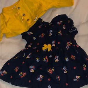 Just One You by Carter's Navy Floral Dress